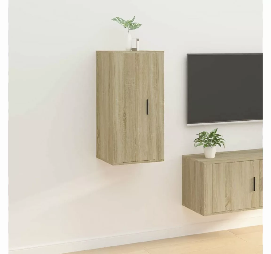 furnicato TV-Schrank TV-Wandschrank Sonoma-Eiche 40x34,5x80 cm günstig online kaufen