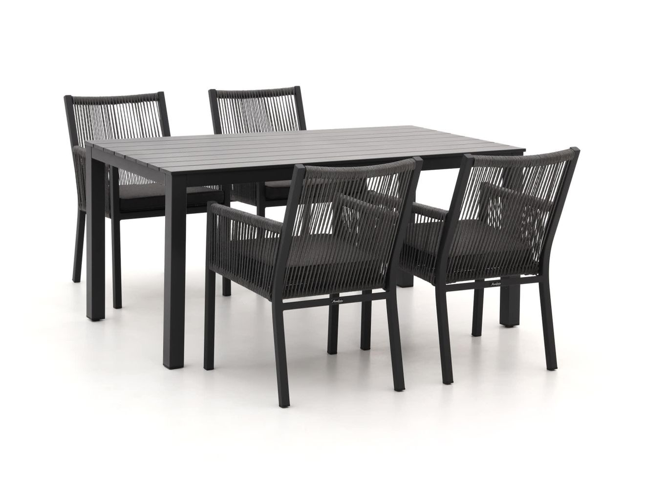 Manifesto Rivola/Menzano 160 cm Gartenmöbel-Set 5-teilig günstig online kaufen