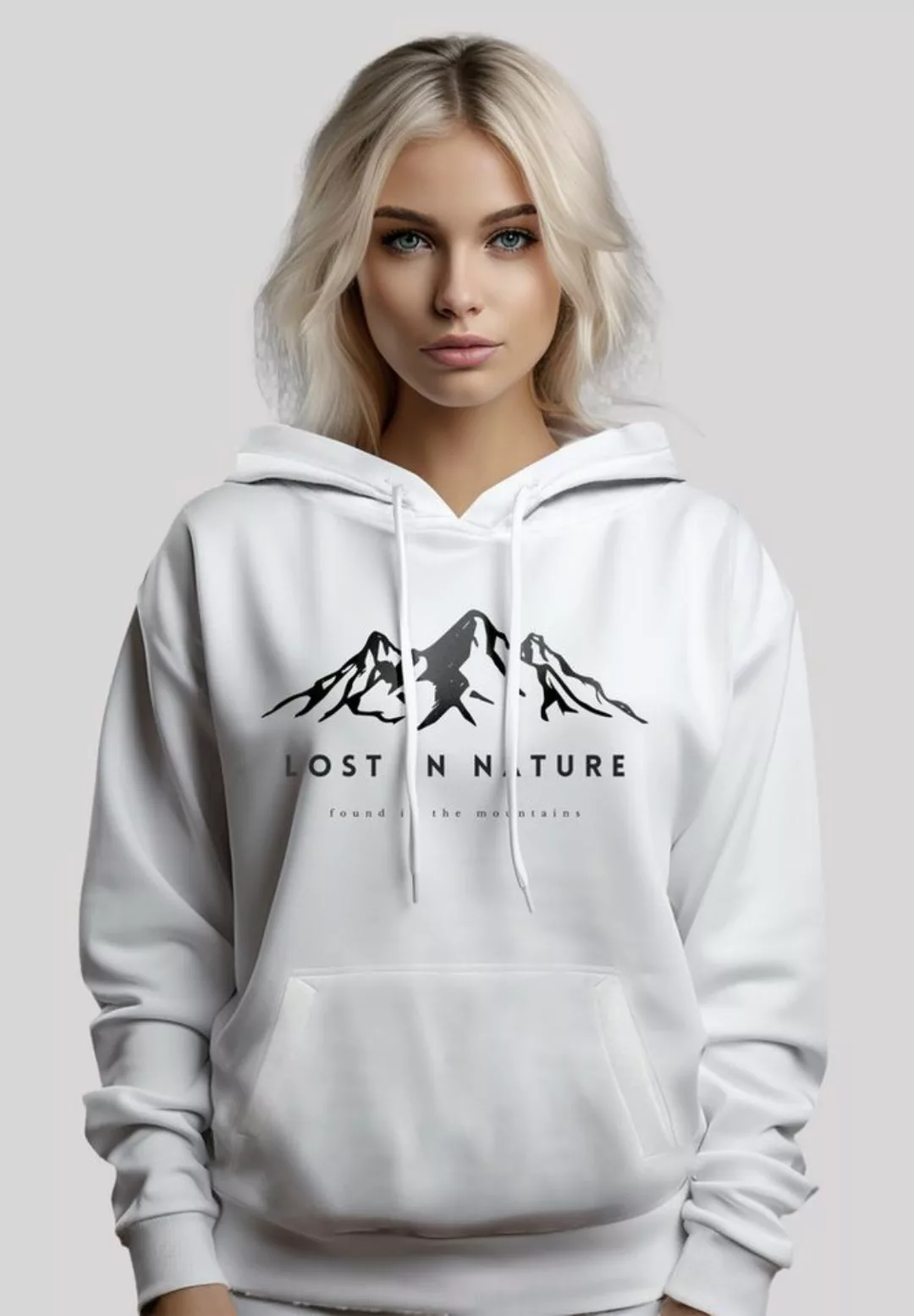 F4NT4STIC Kapuzenpullover "Lost in nature", Hoodie, Warm, Bequem günstig online kaufen