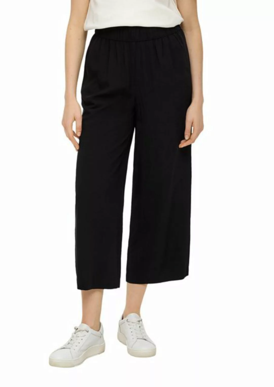 s.Oliver Culotte s.Oliver Culotte aus Viskose in Schwarz (1-tlg) Einschubta günstig online kaufen