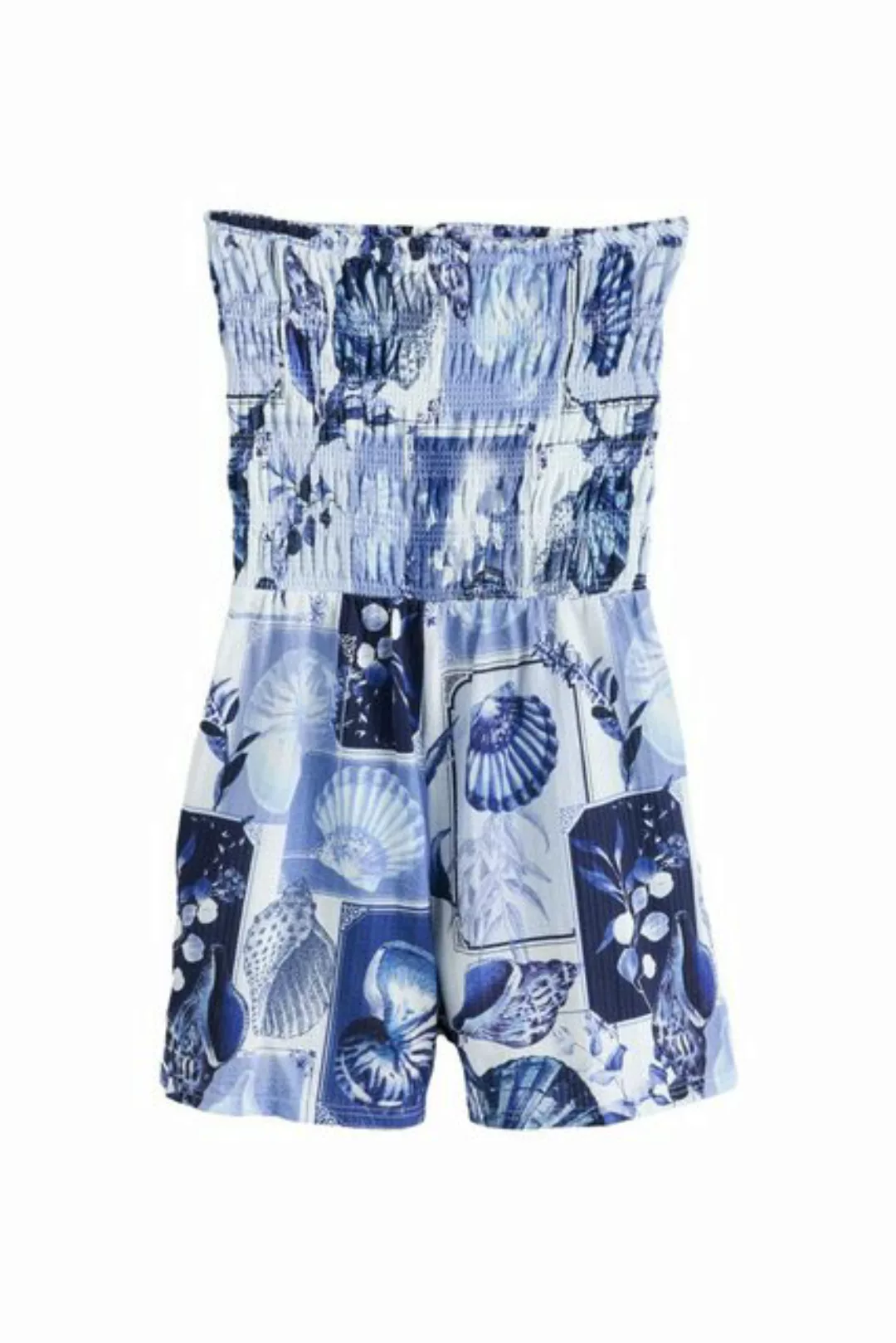 Next Playsuit Trägerloser geraffter Overall aus 100 % Baumwolle (1-tlg) günstig online kaufen