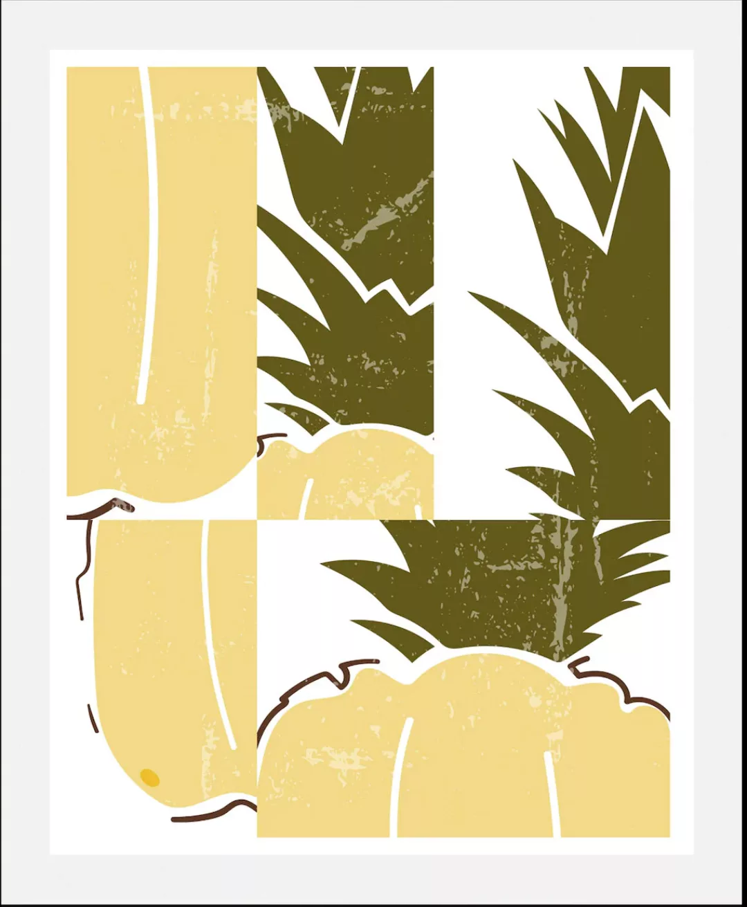 queence Bild "Pineapple", (1 St.) günstig online kaufen