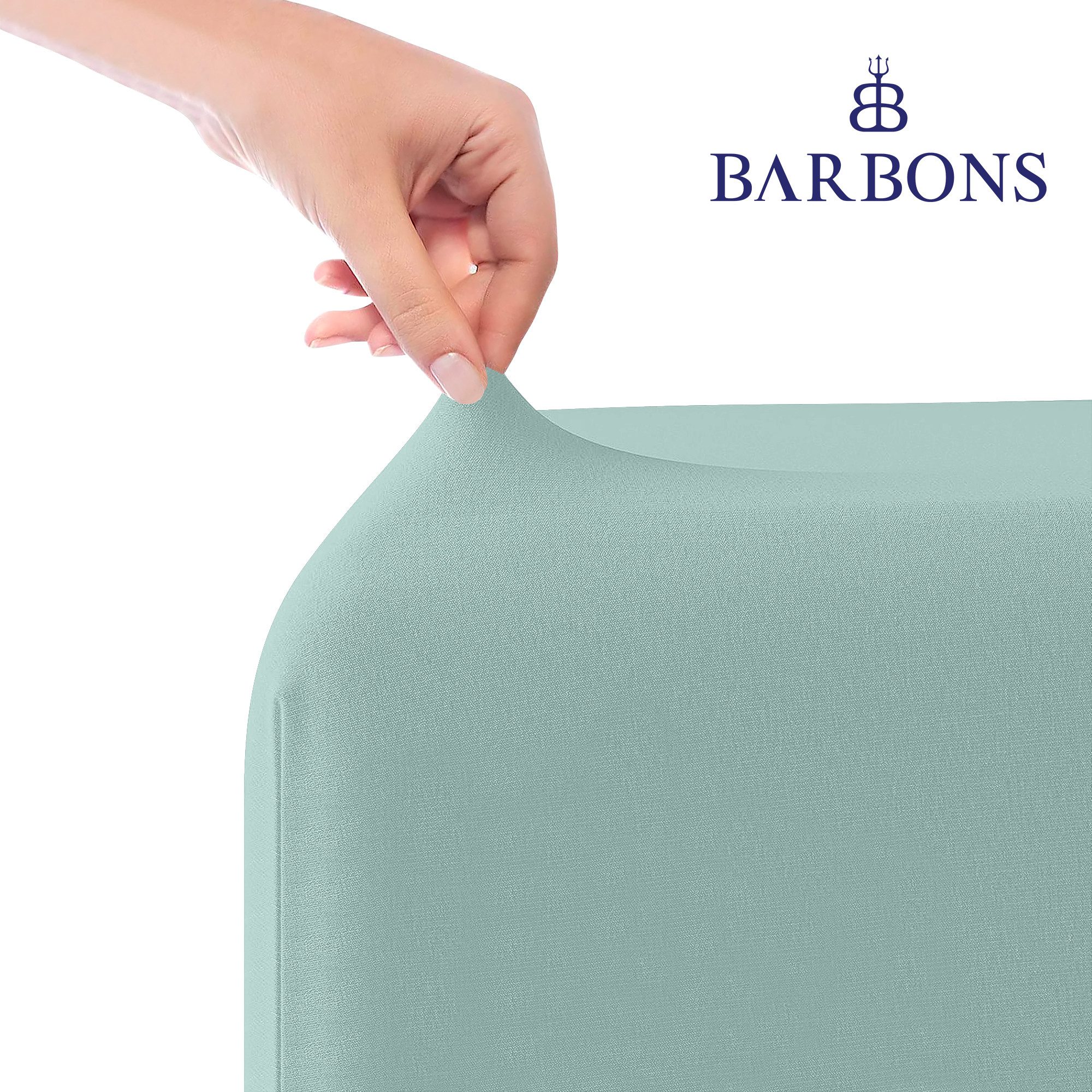 BARBONS Spannbettlaken Jersey Bettlaken, 145 g/m² günstig online kaufen