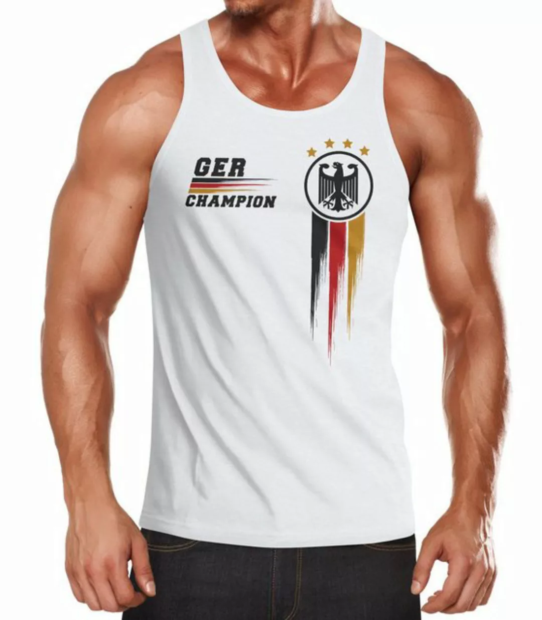 MoonWorks Tanktop Herren Tanktop EM Fußball Europameisterschaft 2024 Fan-Sh günstig online kaufen