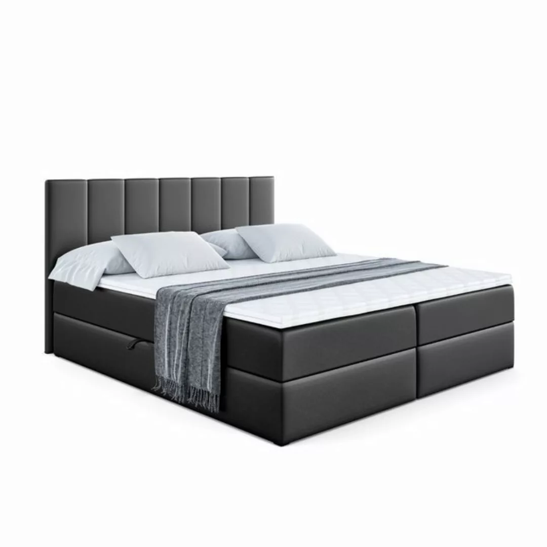 ALTDECOR Boxspringbett MOETI (Multipocket-Matratze H4, H3 Matratze Bonellfe günstig online kaufen