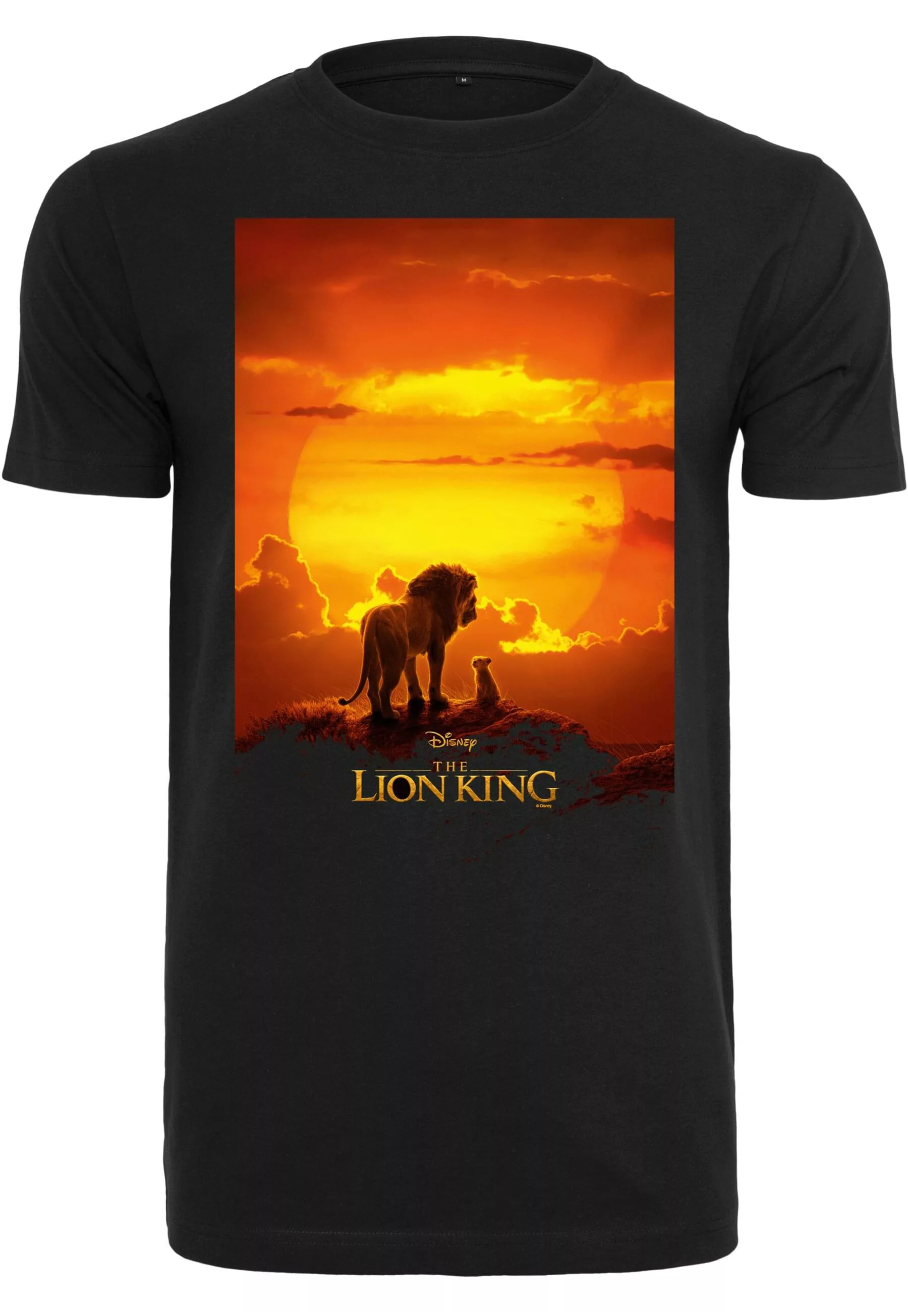 Merchcode T-Shirt "Merchcode Herren Lion King Sunset Tee" günstig online kaufen