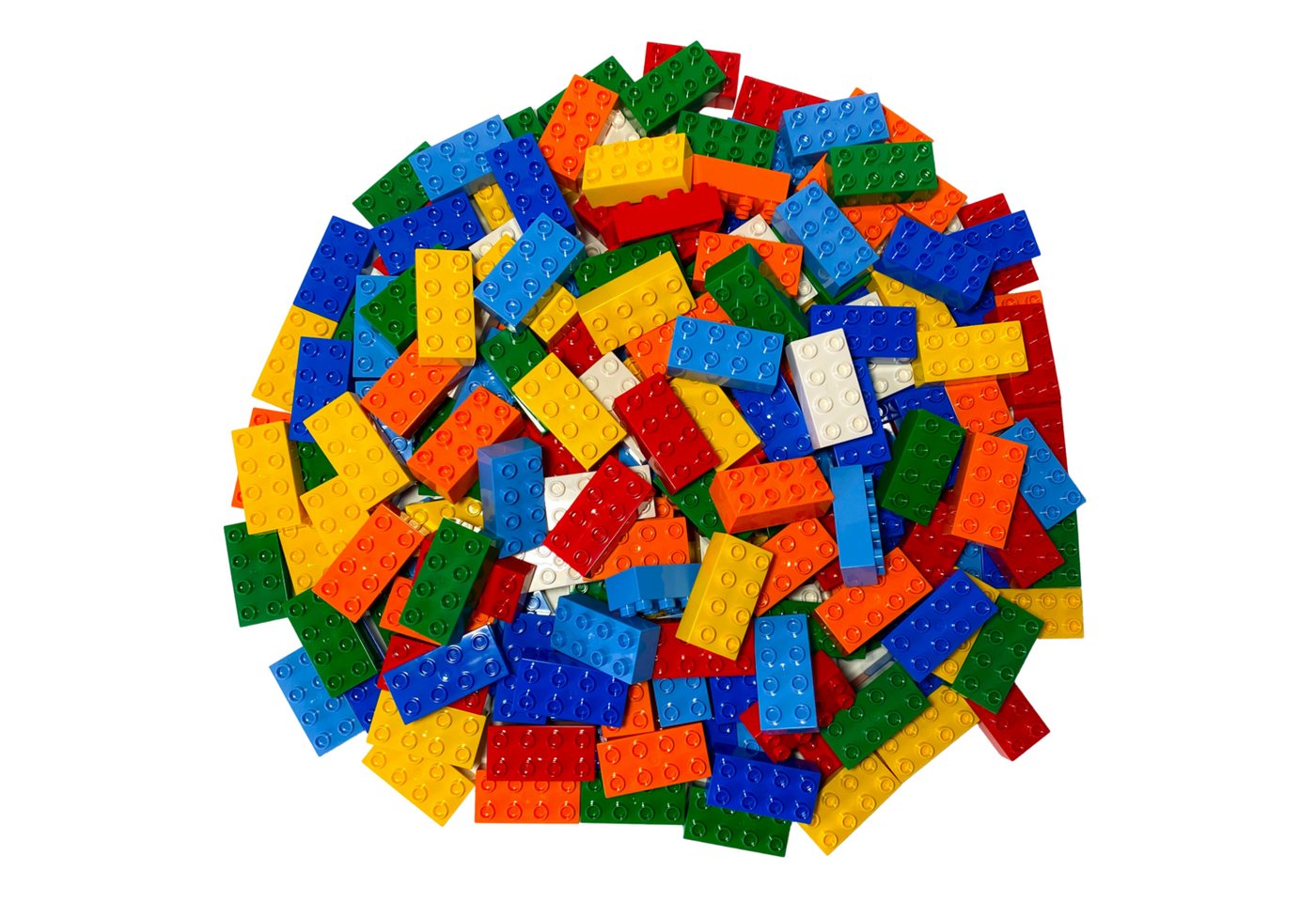 LEGO® Spielbausteine LEGO® DUPLO® 2x4 Steine Bausteine Bunt Gemischt - 3011 günstig online kaufen