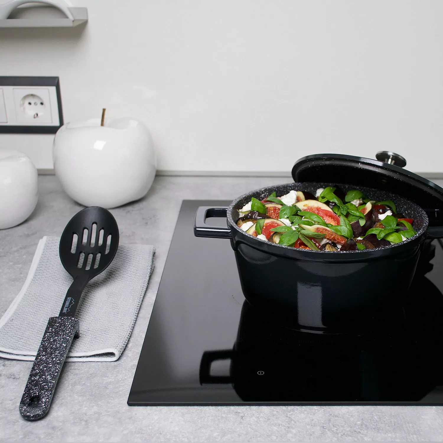 STONELINE Kochbesteck-Set, (Set, 9 tlg.), Kunststoff, mit Stütze günstig online kaufen