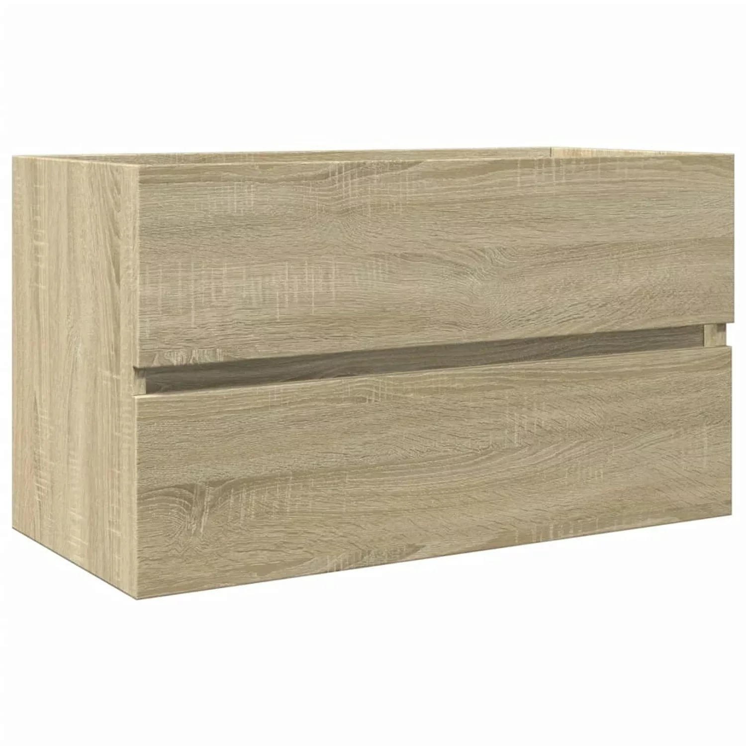 vidaXL Waschbeckenunterschrank Sonoma-Eiche 80x38,5x45cm Holzwerkstoff günstig online kaufen