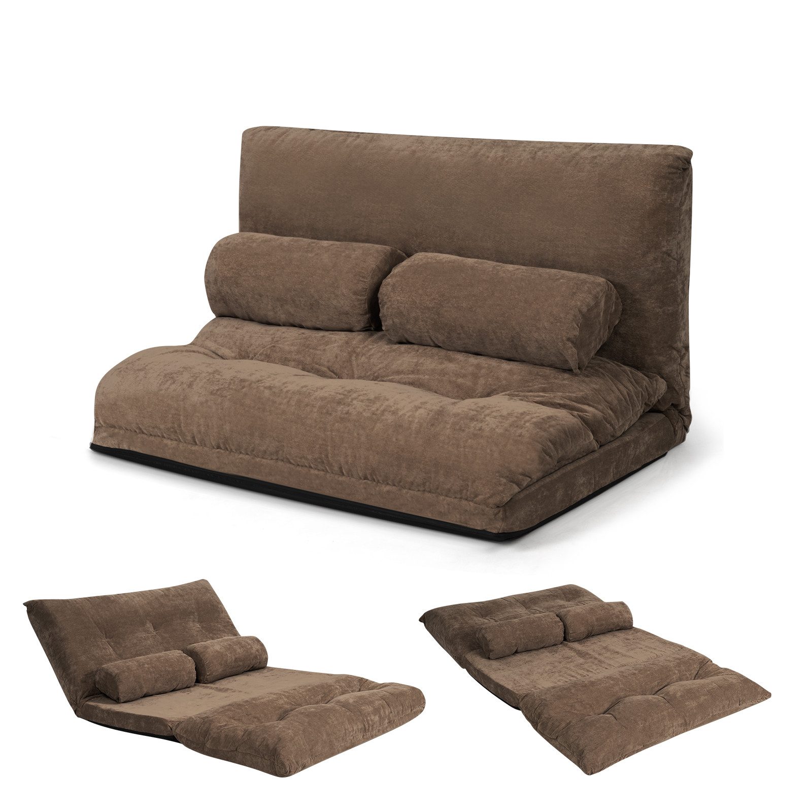KOMFOTTEU Schlafsofa, 3 in 1 Sofabett günstig online kaufen