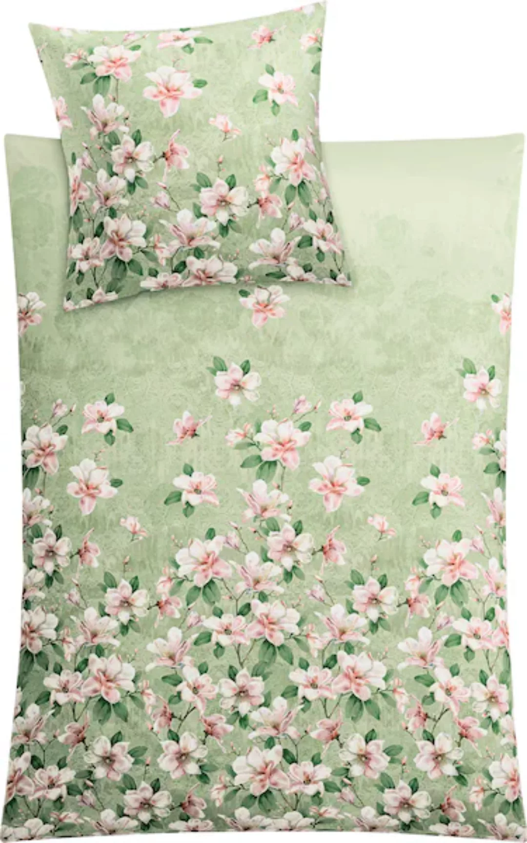 Kleine Wolke Wendebettwäsche »Magnolia«, mit floralem Print günstig online kaufen