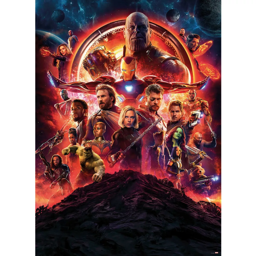 Komar Fototapete »Avengers Infinity War Movie Poster« günstig online kaufen