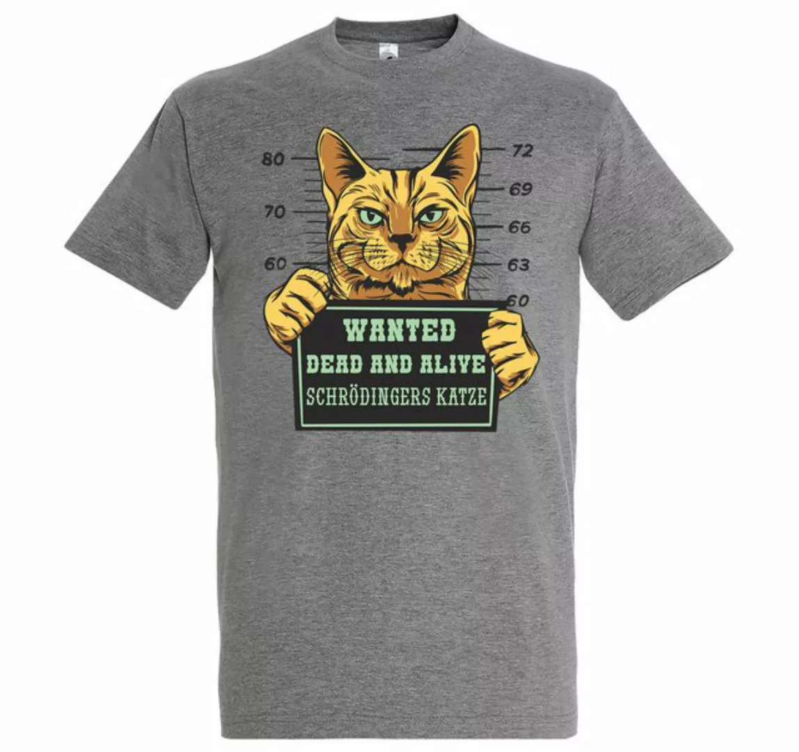 Youth Designz Print-Shirt Wanted Katze Herren T-Shirt mit modischem Frontpr günstig online kaufen