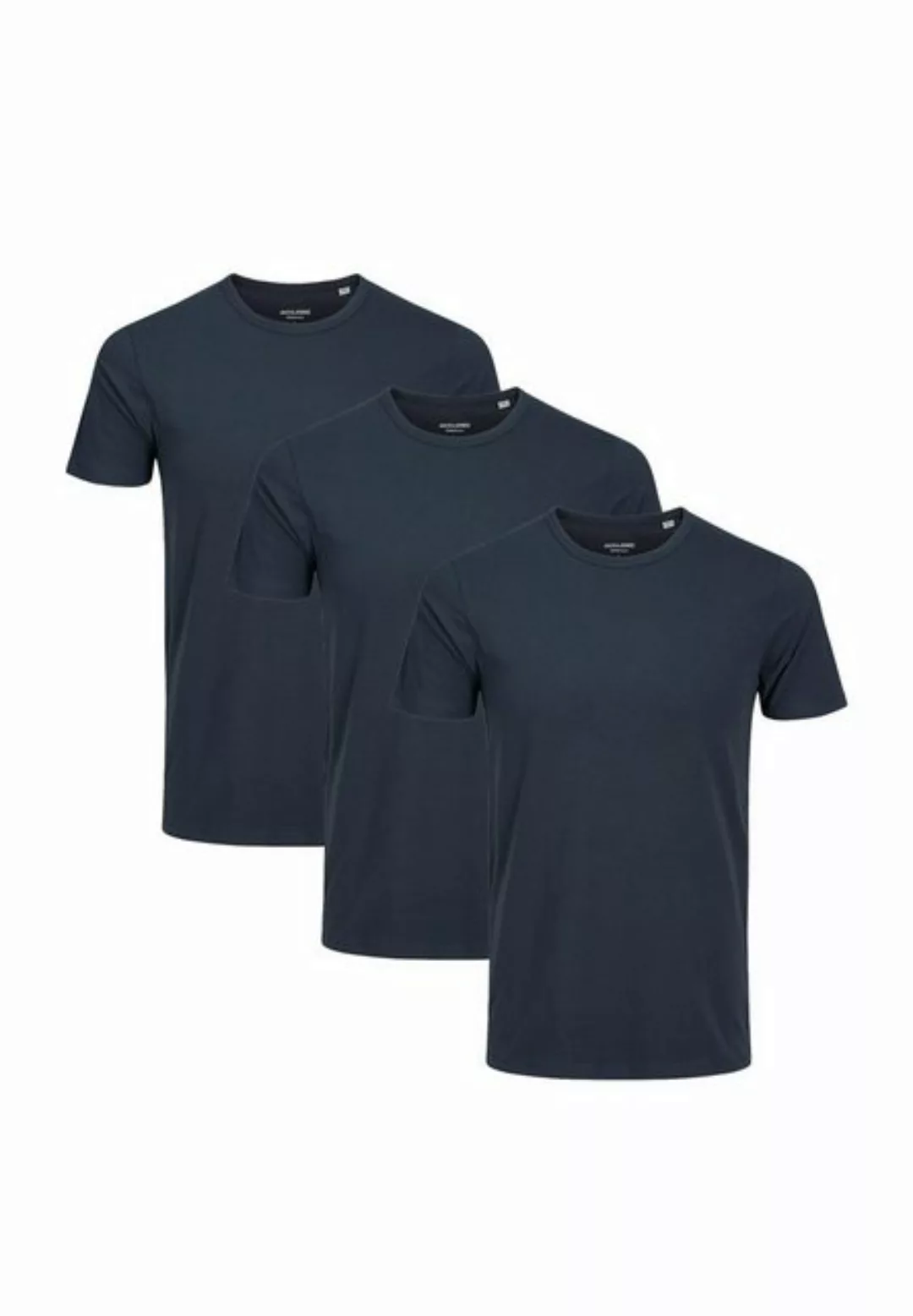 Jack & Jones T-Shirt 3er Pack Basic (Spar-Set, 3-tlg) T-Shirt - Baumwolle - günstig online kaufen