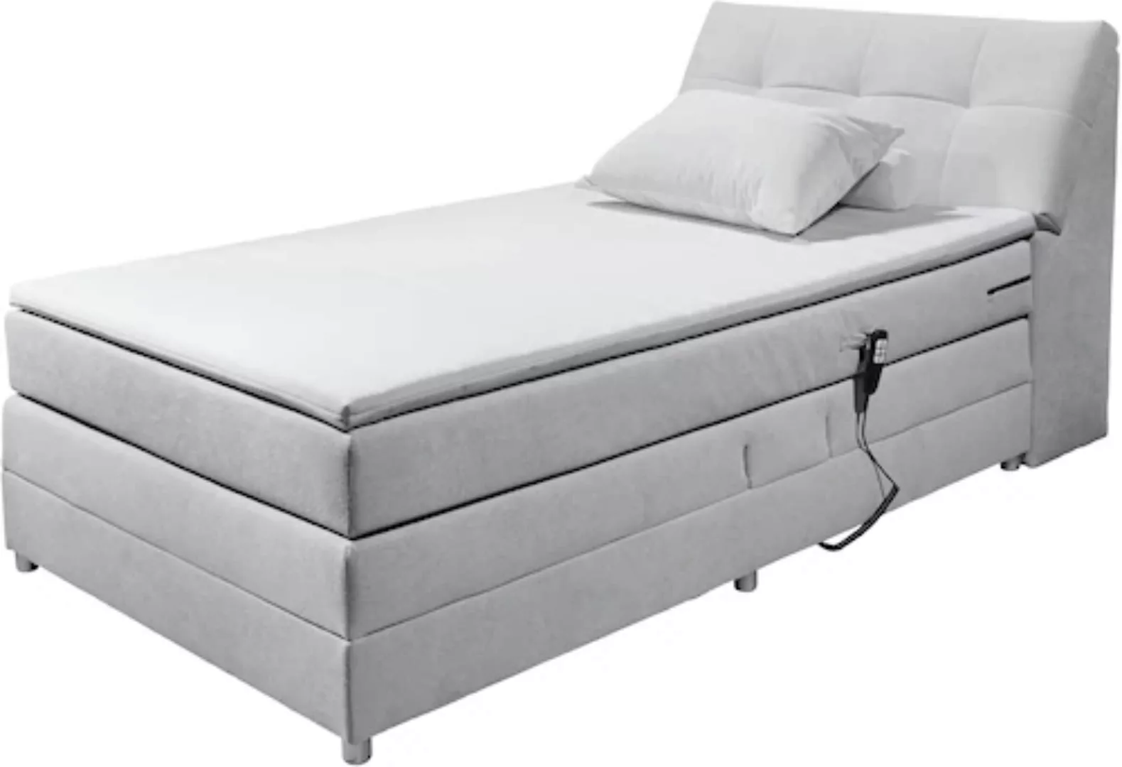 ED EXCITING DESIGN Boxspringbett »Toulouse«, inkl. Motor, inkl. Stauraum im günstig online kaufen