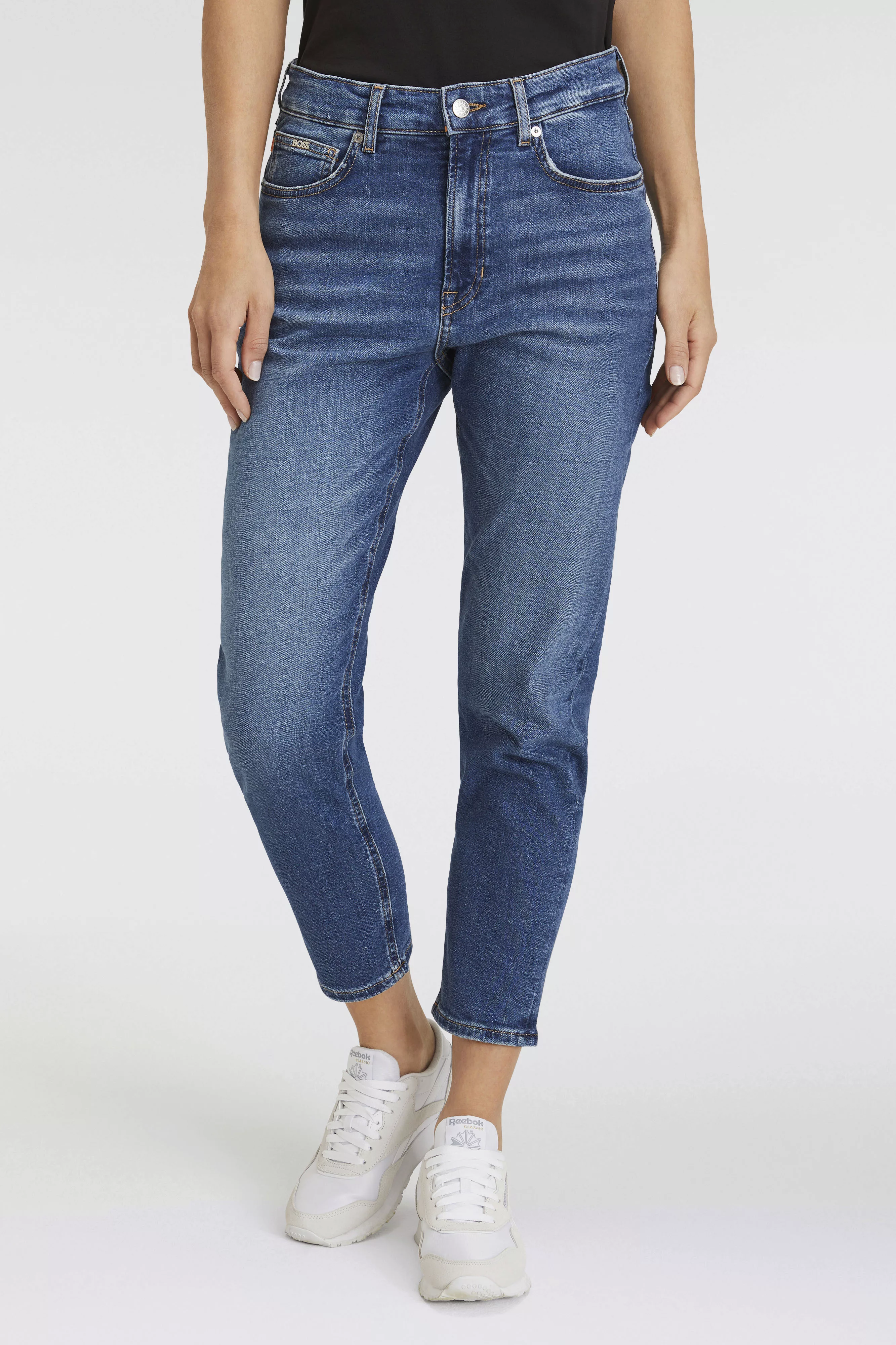 BOSS ORANGE Slim-fit-Jeans "C ELSA MR 3.0 Premium Damenmode", mit BOSS Logo günstig online kaufen