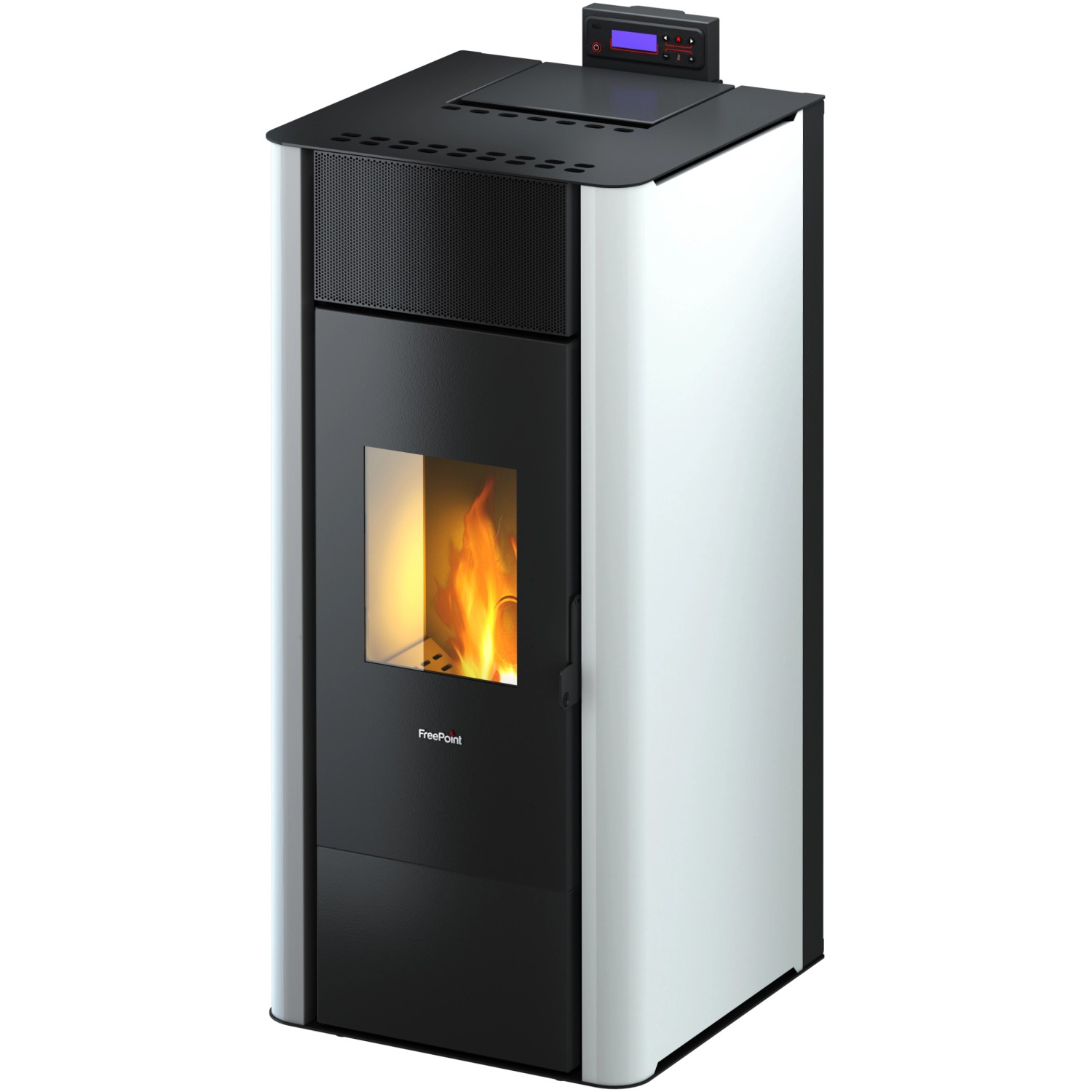 Freepoint Wasserführender Pelletofen Tesis 4,7 - 22,8 kW Anthrazit günstig online kaufen