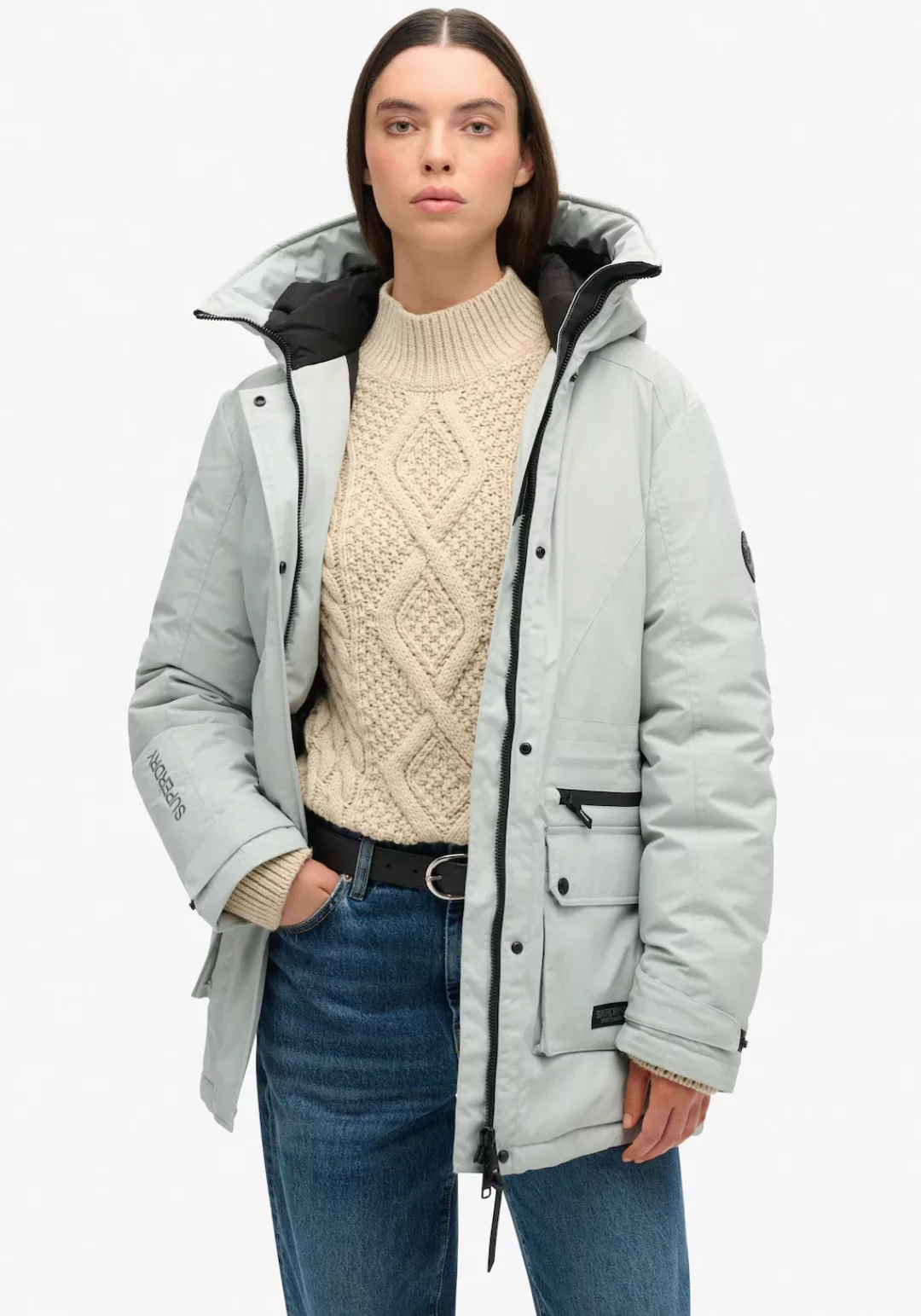 Superdry Steppjacke "CITY PADDED PARKA JACKET", mit Kapuze günstig online kaufen