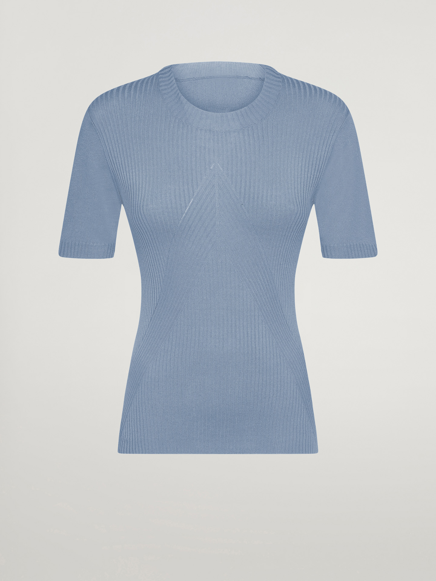 Wolford - Cashmere Top Short Sleeves, Frau, tempest, Größe: S günstig online kaufen