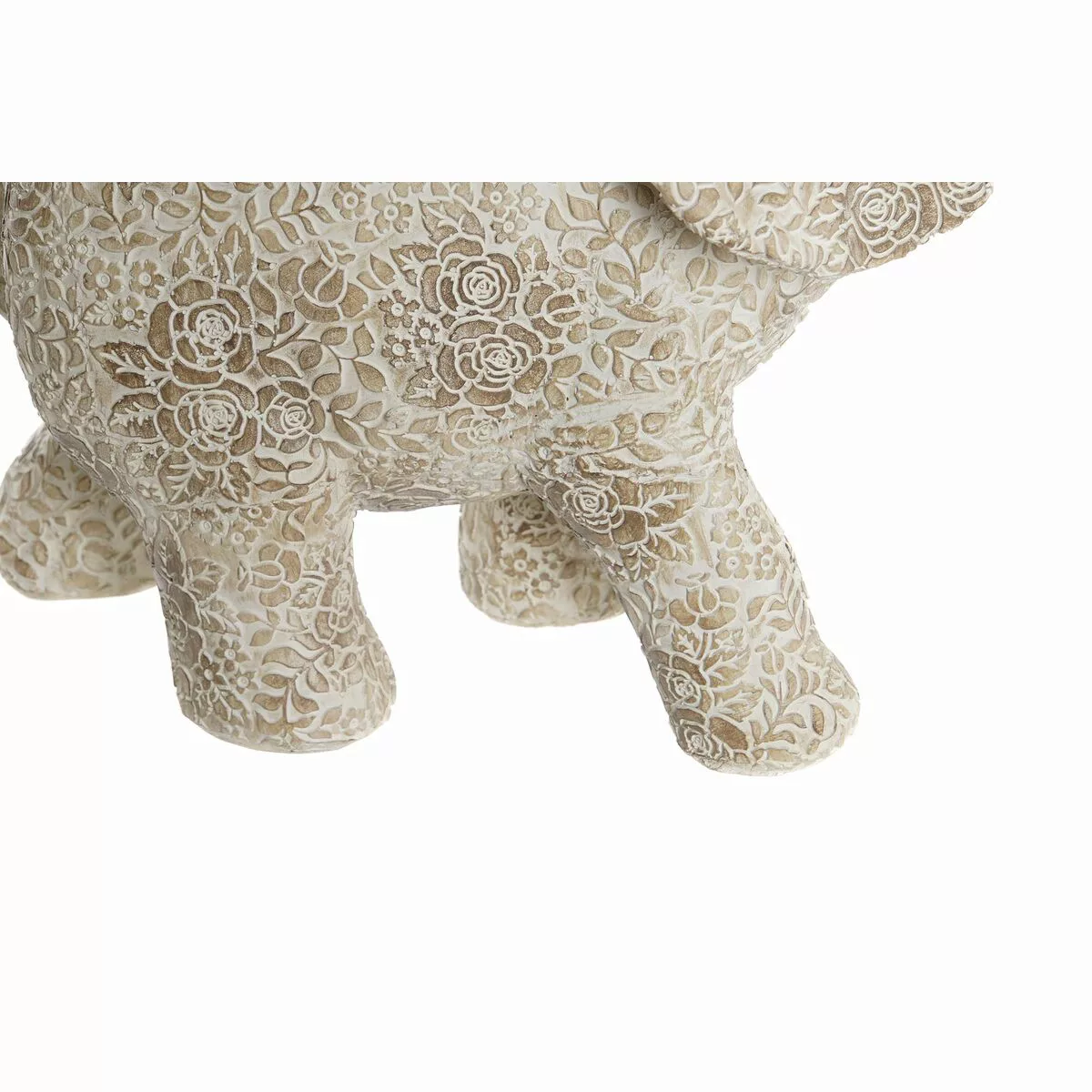 Deko-figur Dkd Home Decor Elefant Beige Golden Harz Kolonial (25 X 11,8 X 2 günstig online kaufen