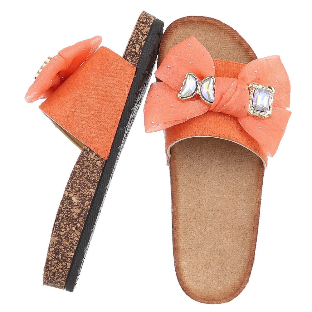 Ital-Design Elegante Damen-Sandalen mit Schleife und günstig online kaufen