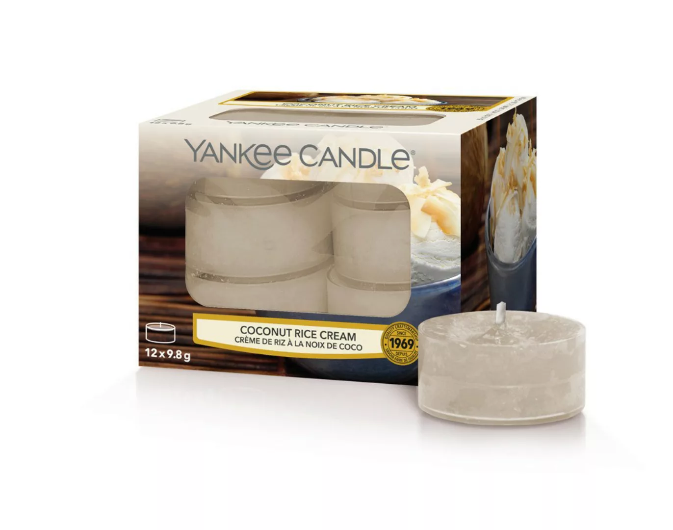 Yankee Candle Teelichte Cocnut Rice Cream 12 Stück günstig online kaufen
