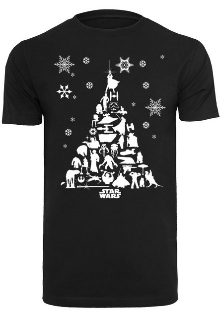 F4NT4STIC T-Shirt Star Wars Christmas Weihnachtsbaum Print günstig online kaufen