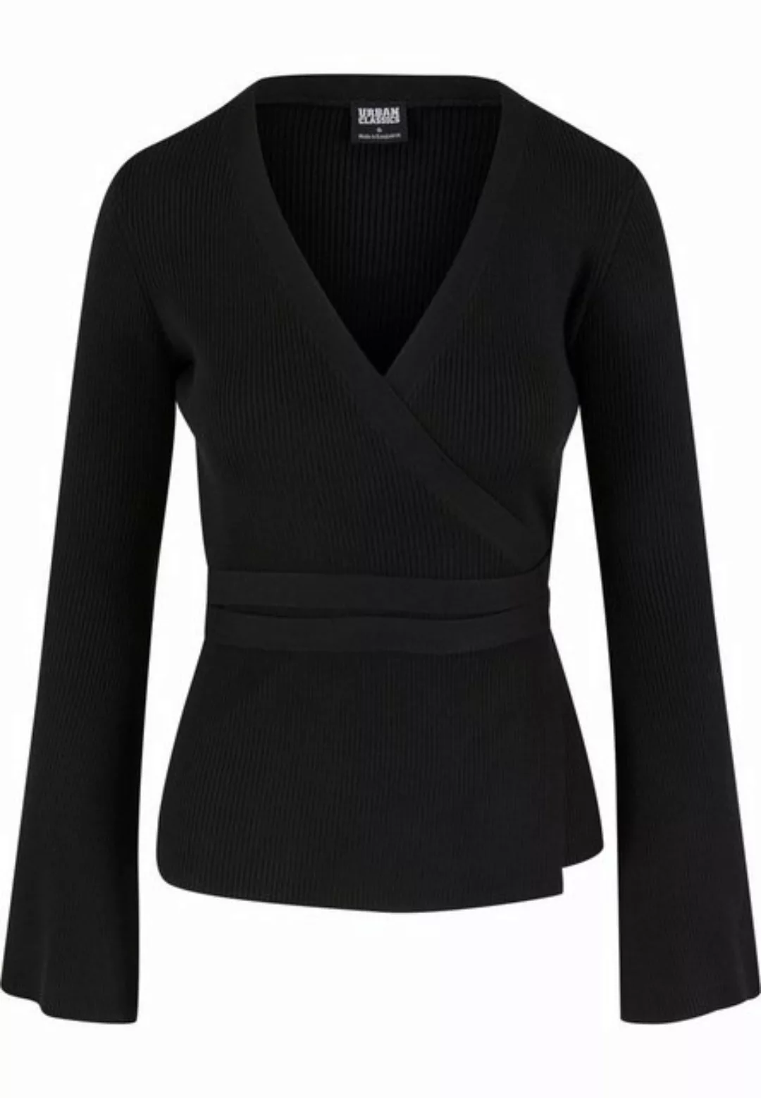 URBAN CLASSICS Cardigan "Urban Classics Damen Ladies Rib Knit Wrapped Cardi günstig online kaufen