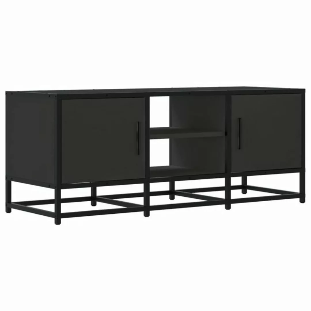 vidaXL Schrankmodule TV-Schrank Schwarz 100x35x41 cm Holzwerkstoff und Meta günstig online kaufen