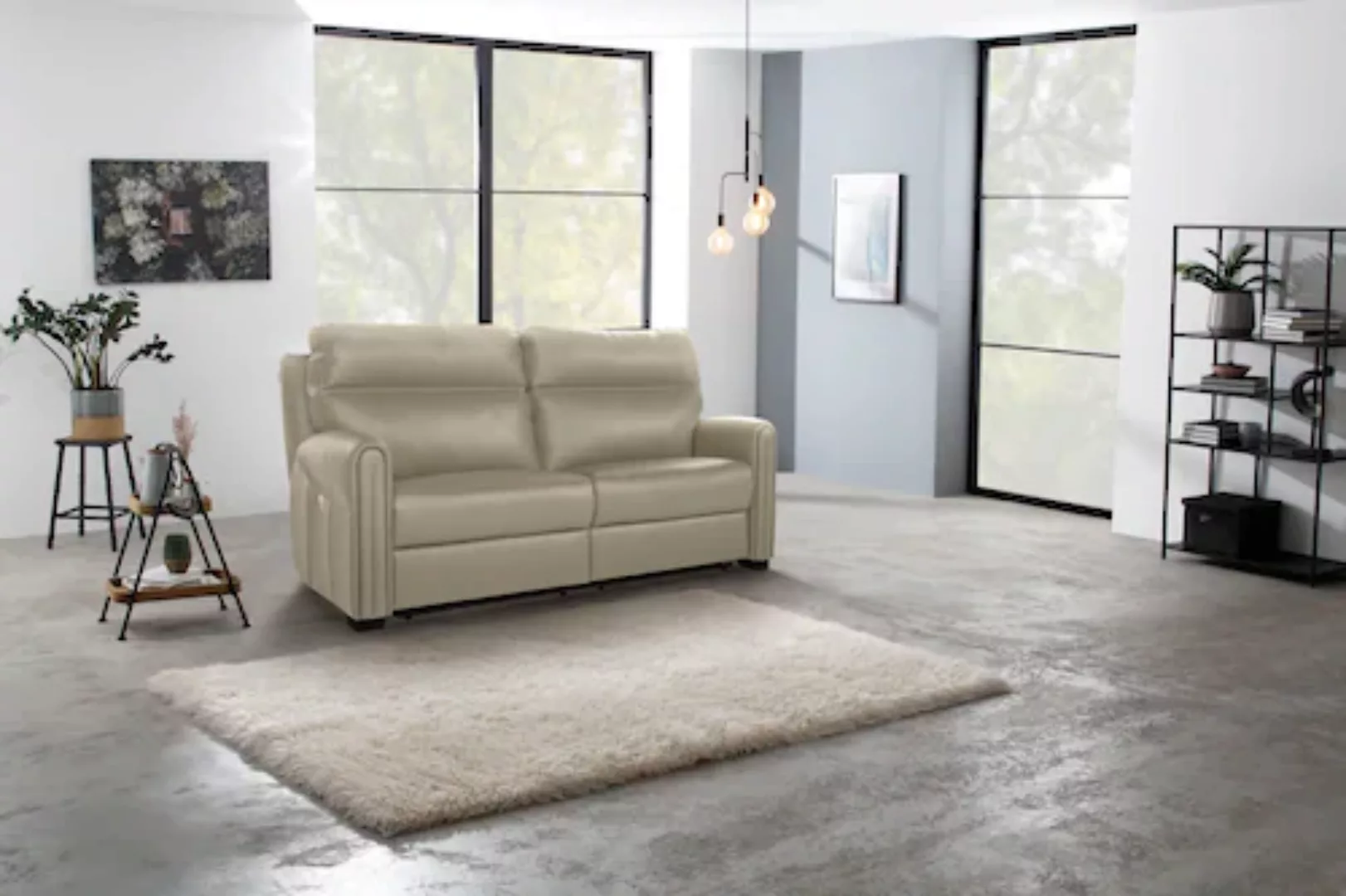 Nicoletti Home 2-Sitzer »Atlanta«, Breite 154 cm, wahlweise mit Relaxfunkti günstig online kaufen