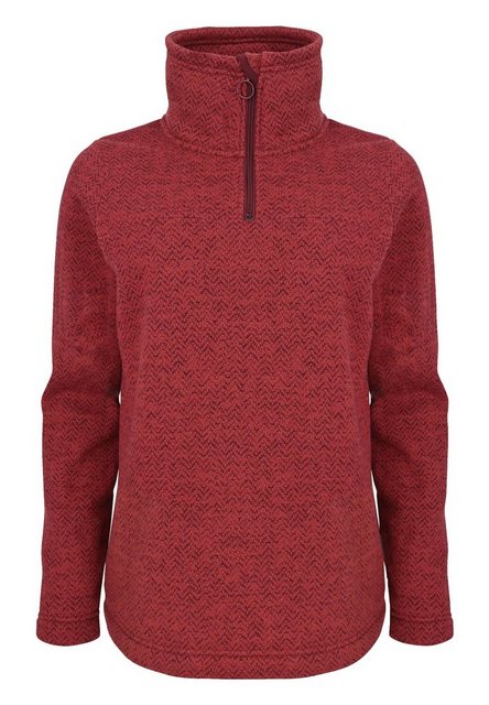 Elkline Strickpullover Fastforward Fleecepullover mit Stehkragen halber Rei günstig online kaufen