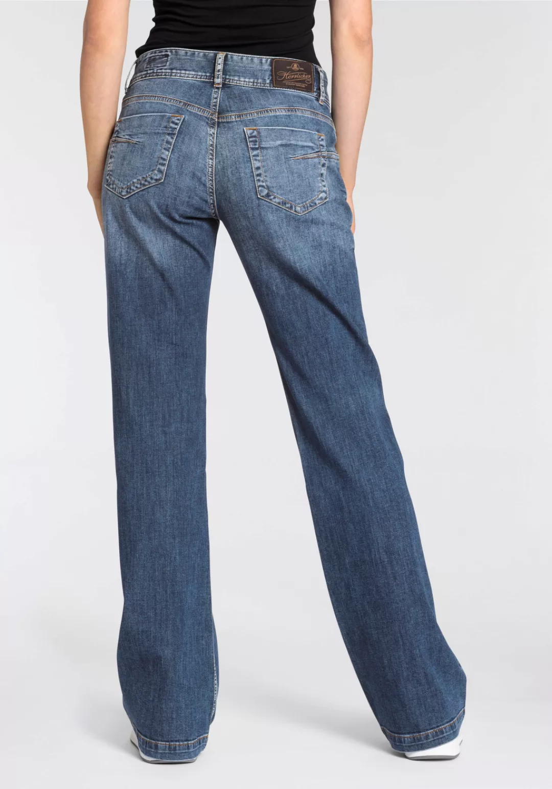 Herrlicher Bootcut-Jeans Edna Light Denim günstig online kaufen