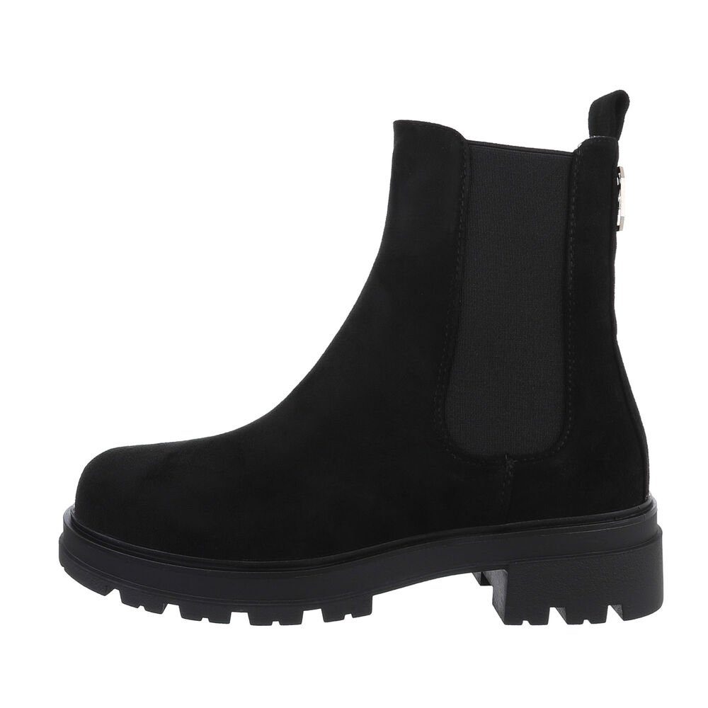 Ital-Design Damen Chelsea Freizeit Plateaustiefelette (85303576) günstig online kaufen