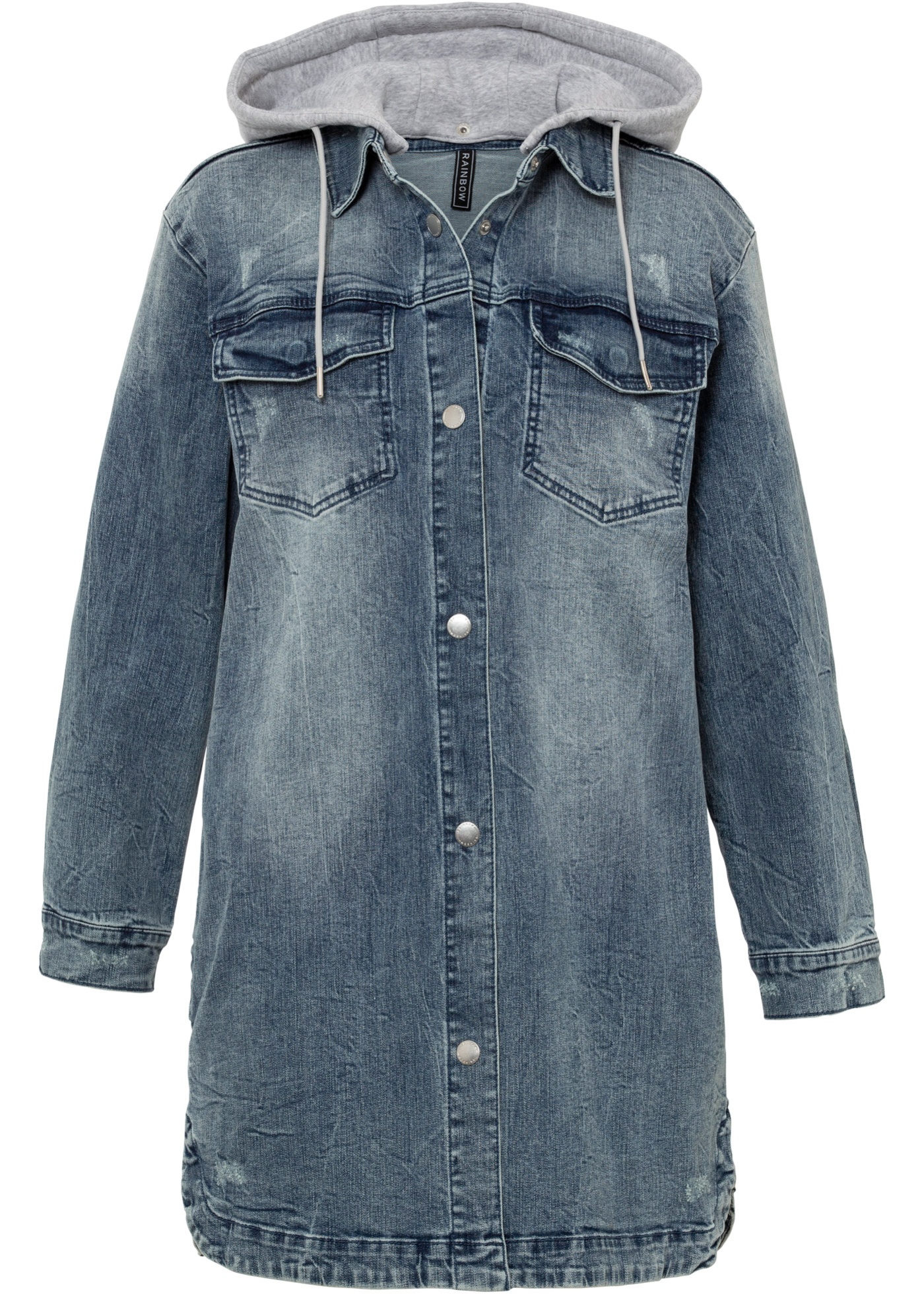 Jeansjacke mit Kapuze günstig online kaufen
