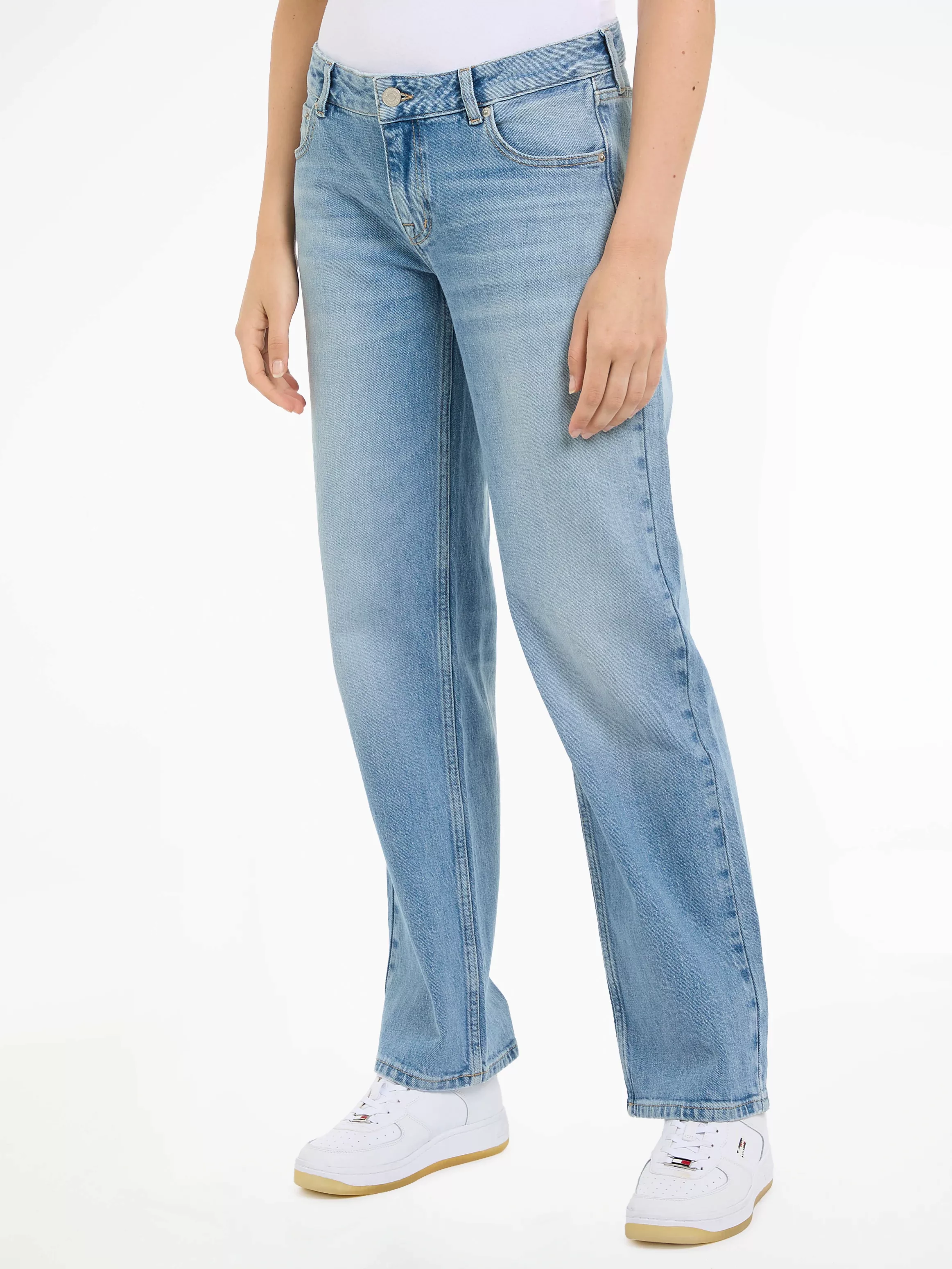 Tommy Jeans Straight-Jeans SOPHIE LW STR CH0152 mit Nieten günstig online kaufen