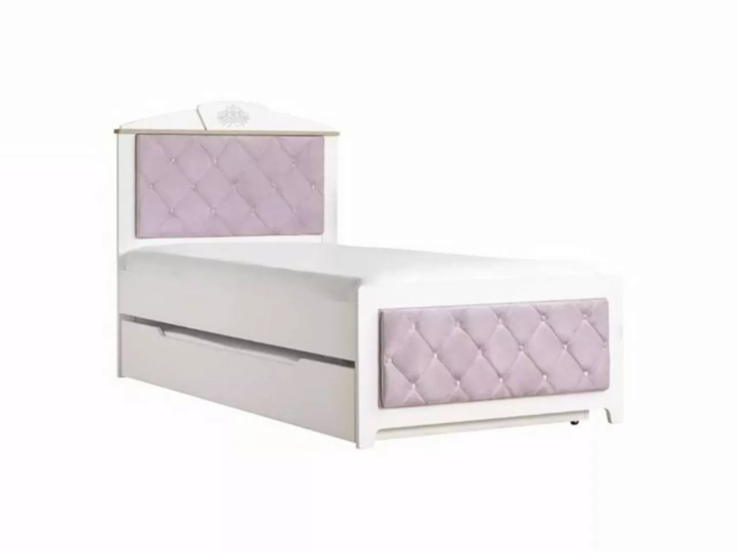 Xlmoebel Bett Kinderbett Chesterfield mit ausziehbarer Funktion Bett aus Ho günstig online kaufen