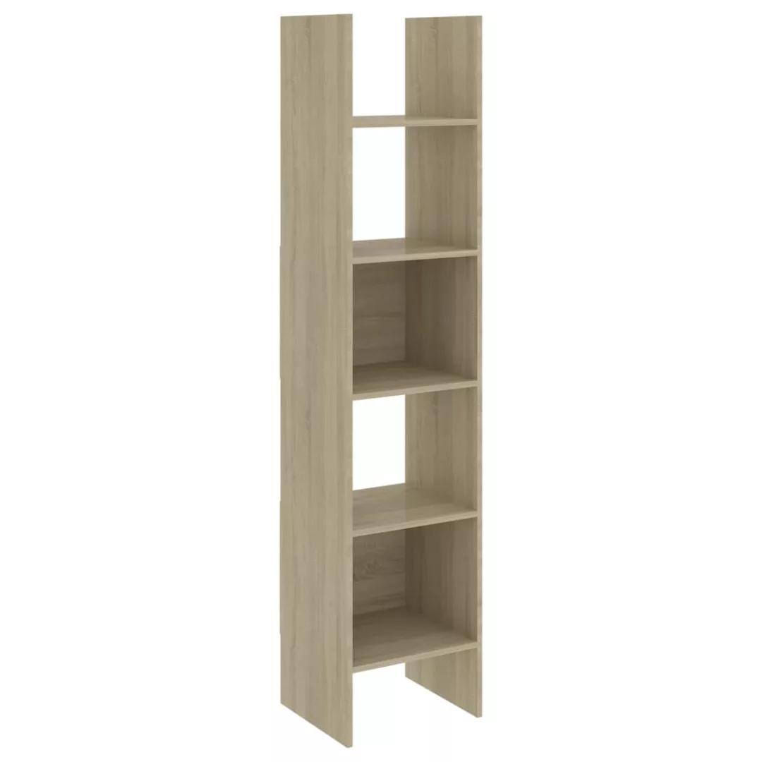 Bücherregal Sonoma-eiche 40x35x180 Cm Spanplatte günstig online kaufen