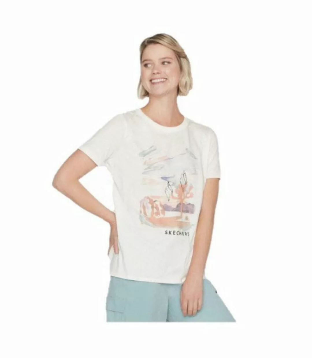 Skechers Trainingskapuzenpullover T-Shirt Damen günstig online kaufen