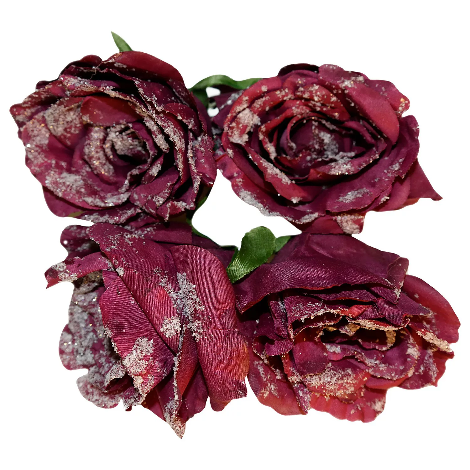 home24 Kunstblume Rose II (4er-Set) günstig online kaufen