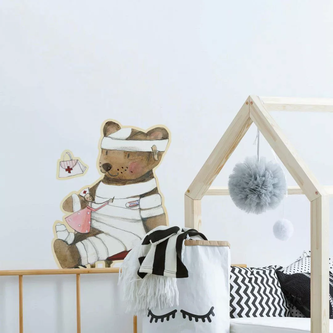 Wall-Art Wandtattoo »Gute Besserung kleiner Teddy«, (1 St.) günstig online kaufen