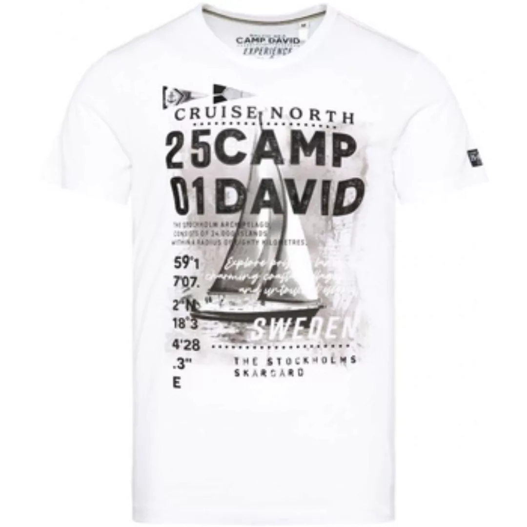 Camp David  T-Shirt T-Shirt CRUISE NORTH Kurzarmshirt günstig online kaufen