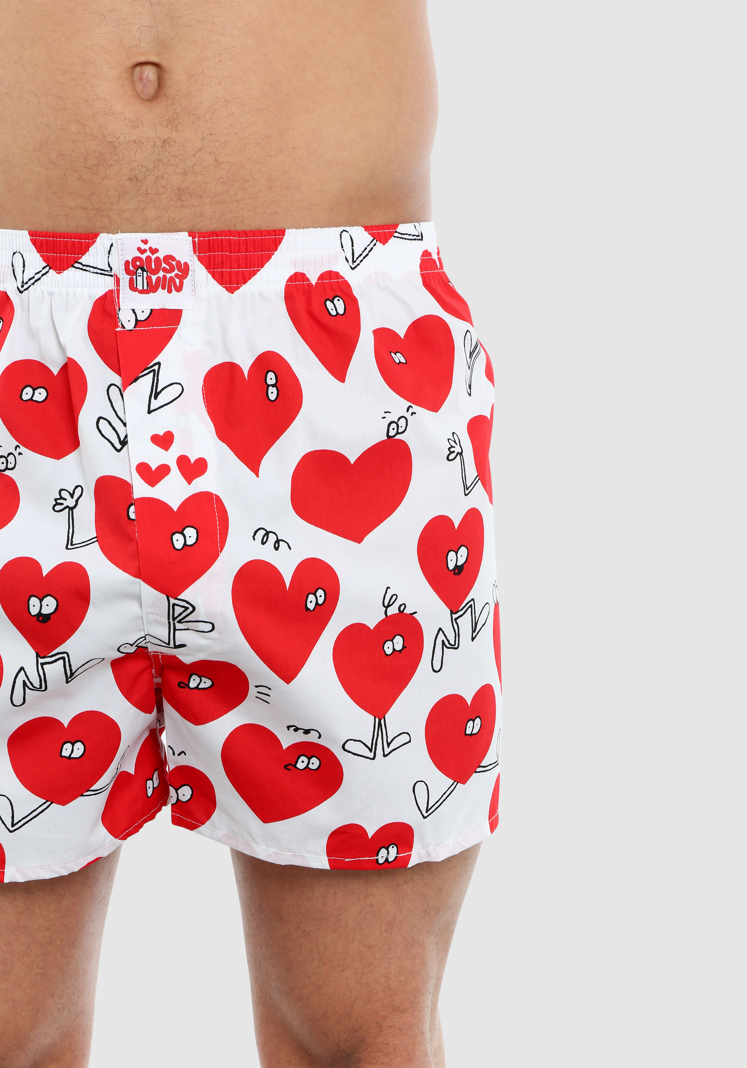 Lousy Livin Boxershorts "Rose & Valentines", im praktischen 2er-Pack günstig online kaufen