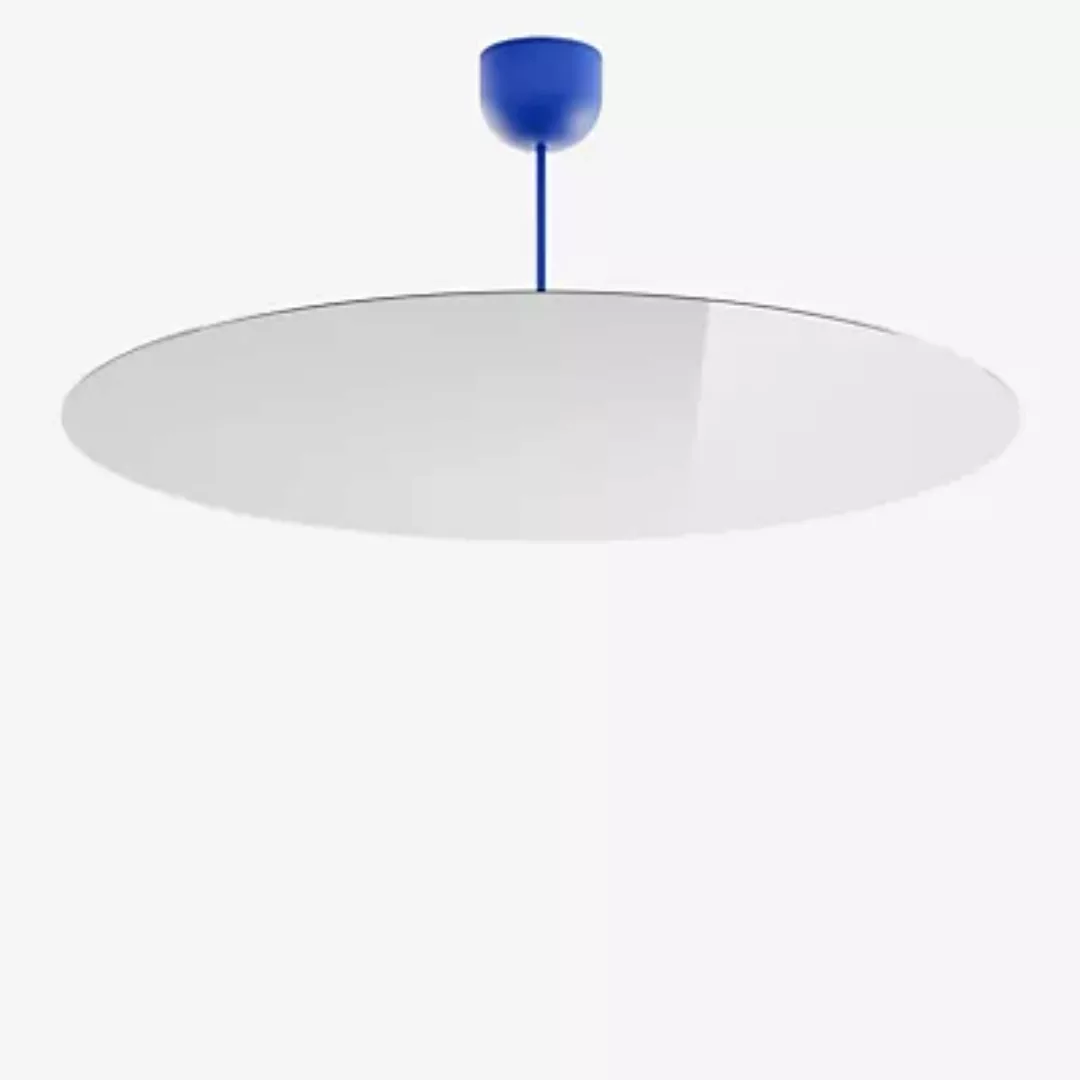 Luceplan Millimetro Pendelleuchte LED, blau/blau - H. 33 cm - ø85 - Dali günstig online kaufen