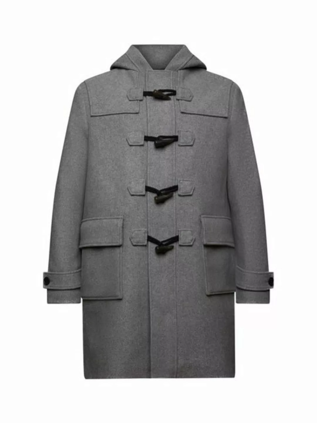 Esprit Kurzmantel Dufflecoat aus Wollmix günstig online kaufen