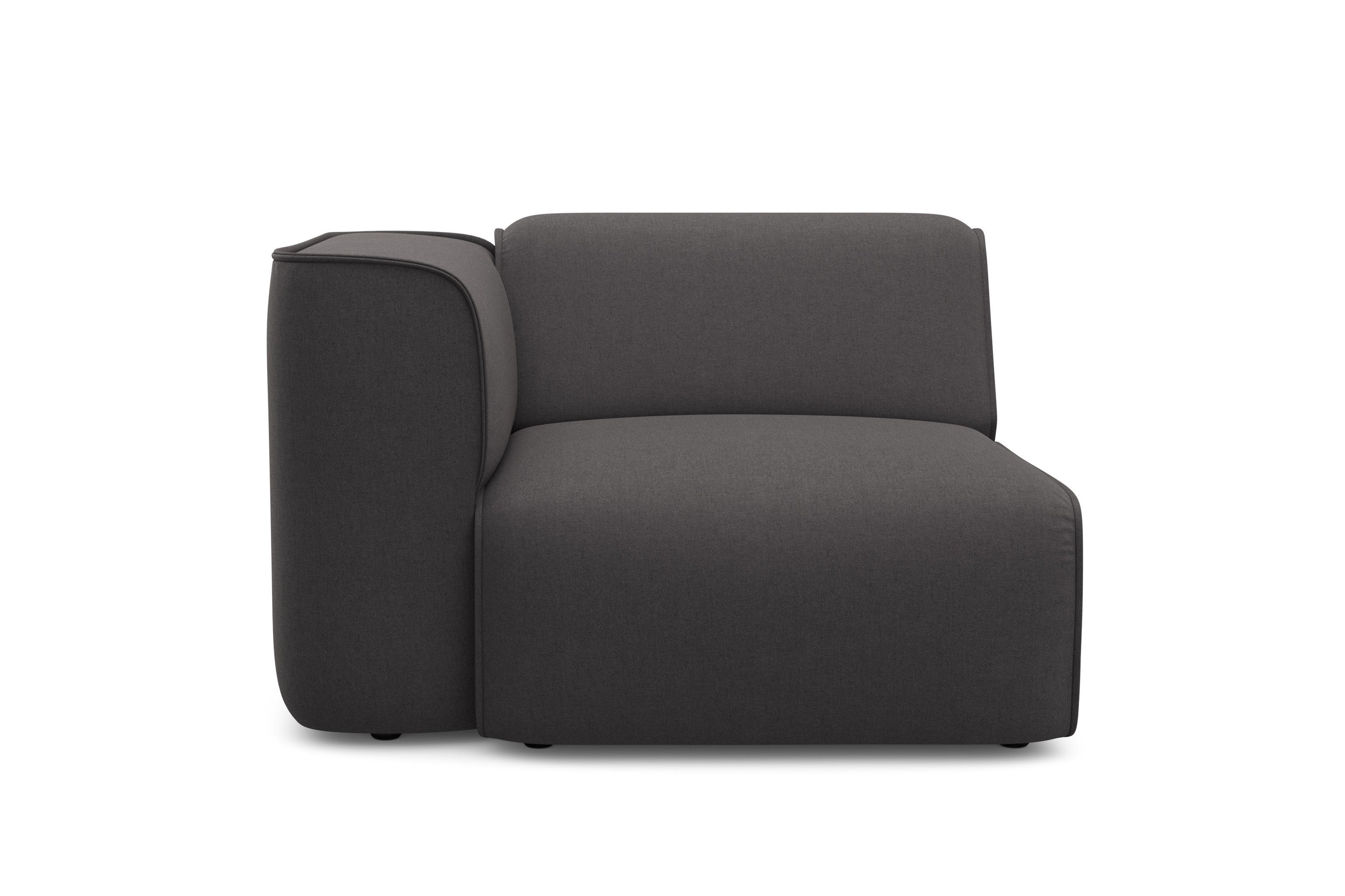 RAUM.ID Sessel "Merid Sofa-Eckelement, Maße B/T/H: 109/97/46 cm", als Modul günstig online kaufen