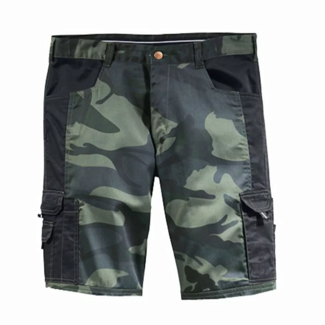 SCHEIBLER WORKWEAR Arbeitsshorts Camouflage mit Hammerschalufe und Obersche günstig online kaufen