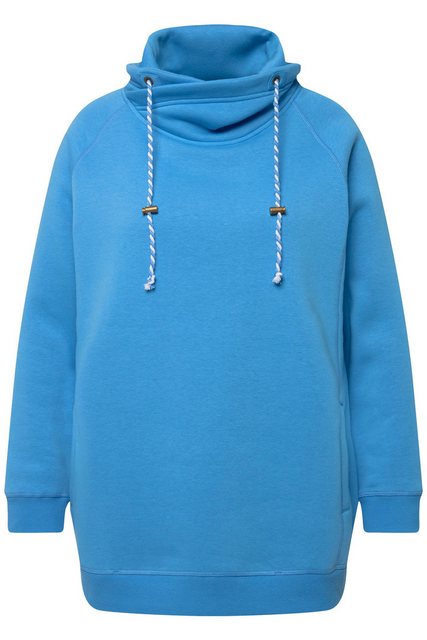 Ulla Popken Sweatshirt Sweatshirt weiter Stehkragen Taschen günstig online kaufen