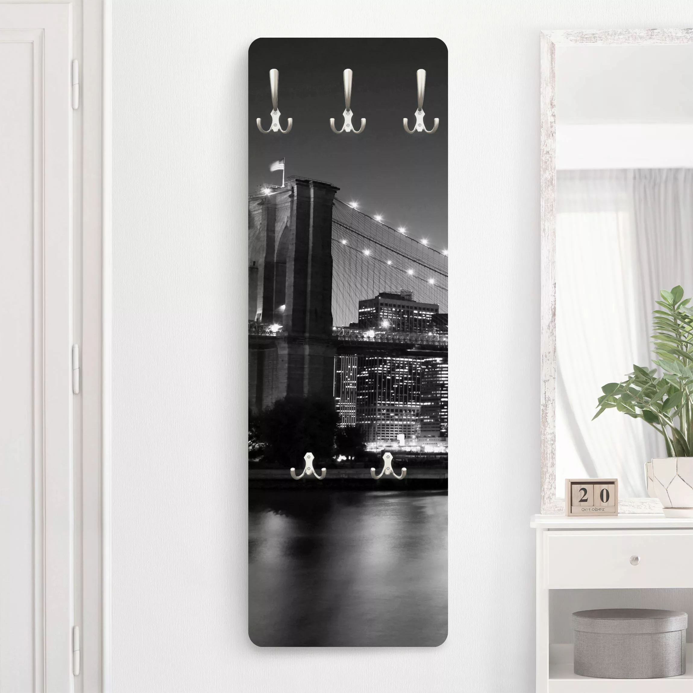 Wandgarderobe Brooklyn Brücke in New York II günstig online kaufen