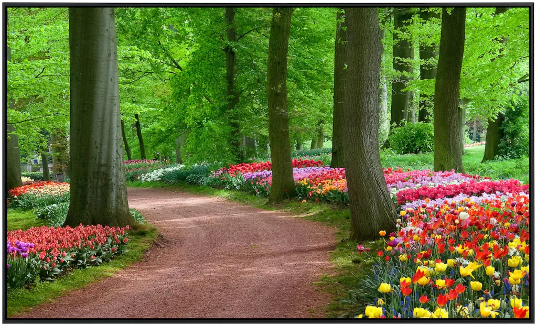 Papermoon Infrarotheizung »Tulpen Frühlingslandschaft« günstig online kaufen