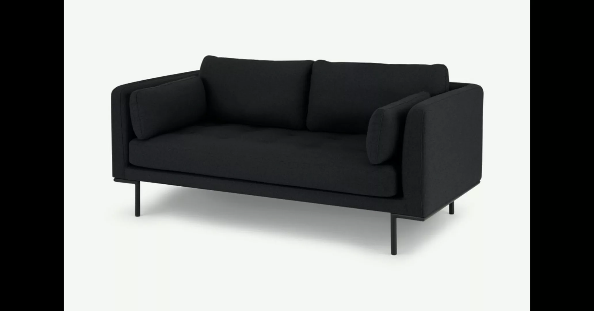 Harlow grosses 2-Sitzer Sofa, Schiefergrau - MADE.com günstig online kaufen